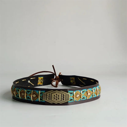 Artisanal Bullhead Western Rope Band