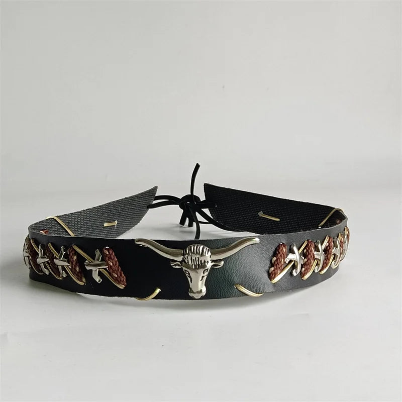 Artisanal Bullhead Western Rope Band