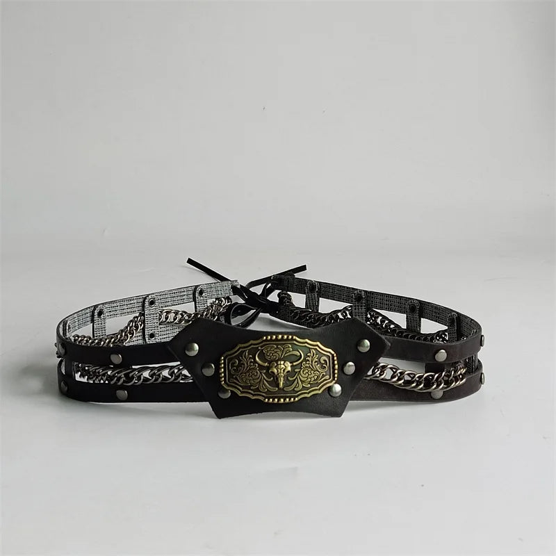 Artisanal Bullhead Western Rope Band