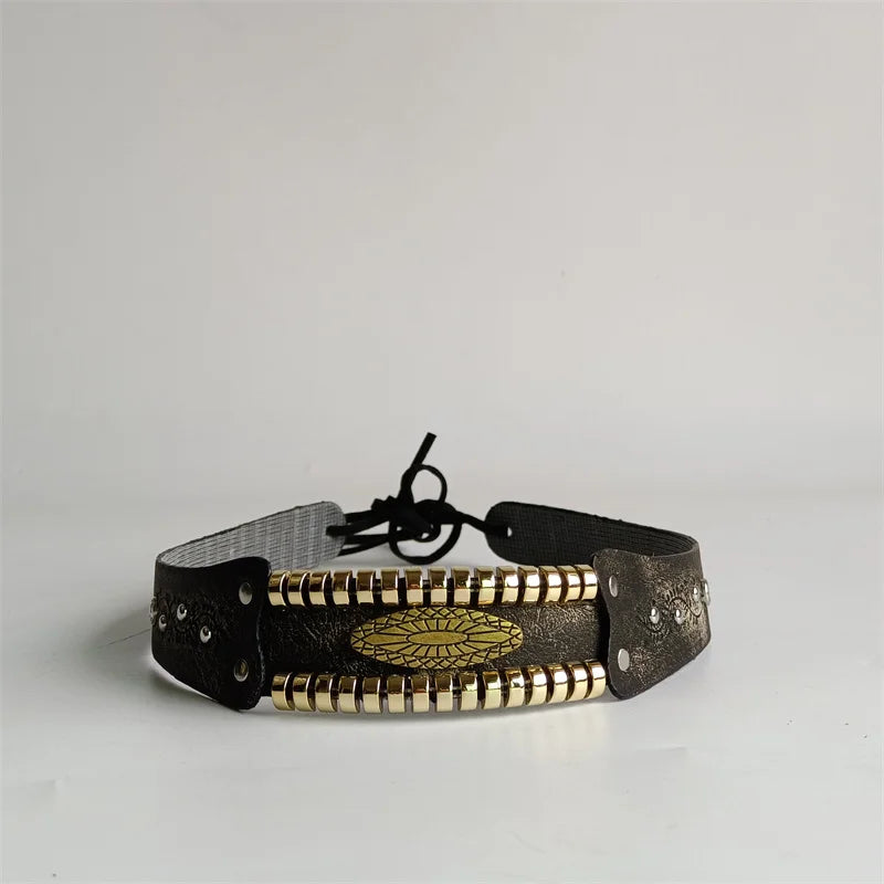 Artisanal Bullhead Western Rope Band