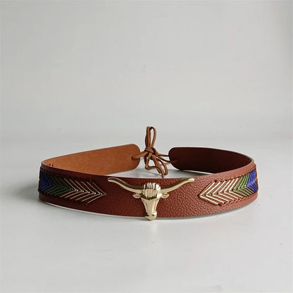 Artisanal Bullhead Western Rope Band