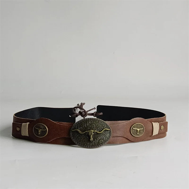 Artisanal Bullhead Western Rope Band