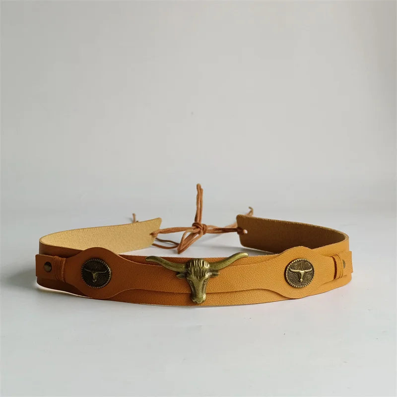 Artisanal Bullhead Western Rope Band