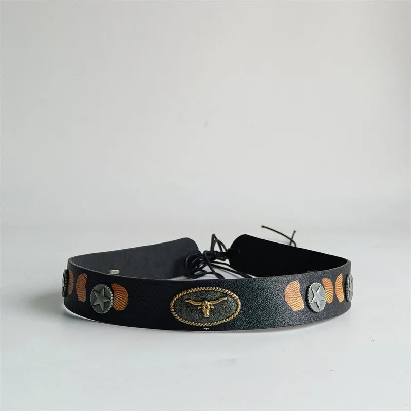 Artisanal Bullhead Western Rope Band