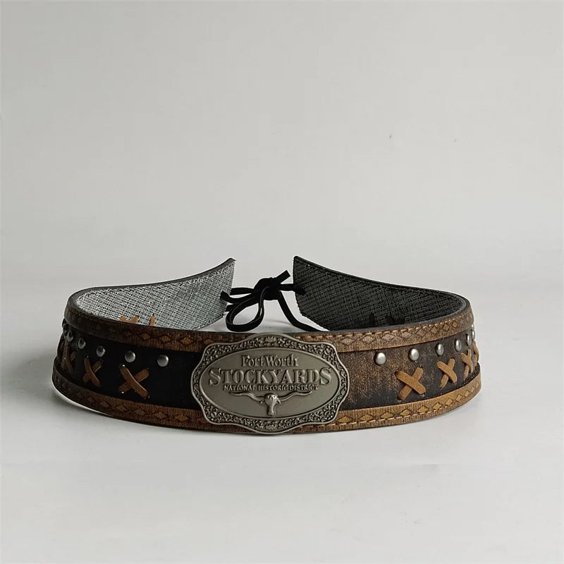 Artisanal Bullhead Western Rope Band